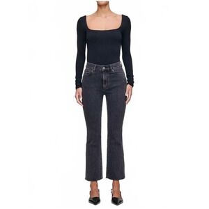 DL1961 Bridget Boot Petite High Rise Instasculpt Black Jeans Size 28P